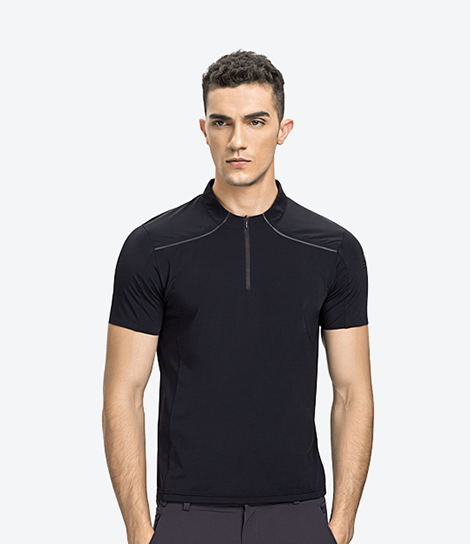 Dry-Fit Polo T-shirt (Black)