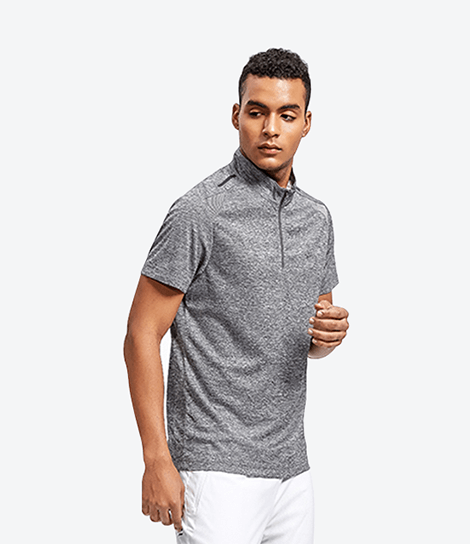 Dry-Fit Polo T-shirt (Grey)