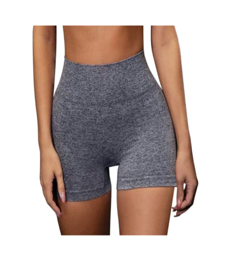 Seamless Yoga Shorts (Dark Grey)